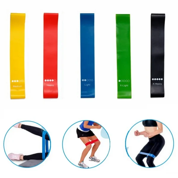 Elásticos para Exercícios Workout 5 pcs - Imagem 3