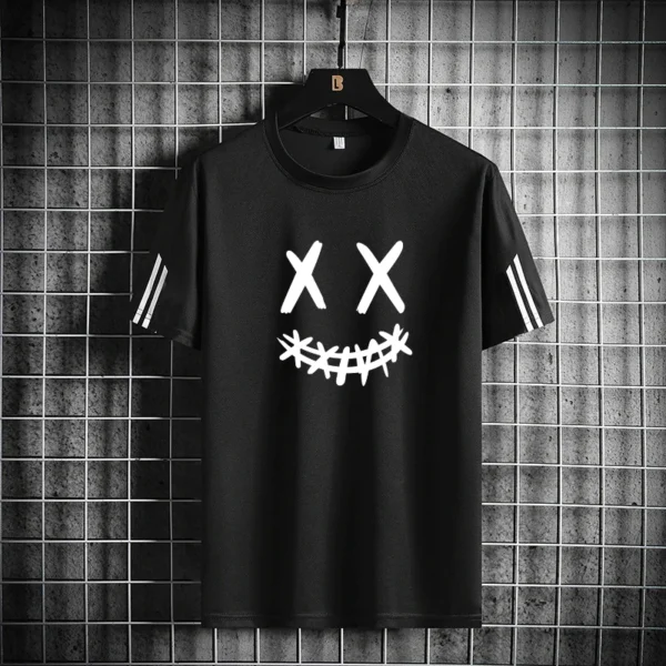 Conjunto esportivo estampado rosto sorridente - Imagem 7