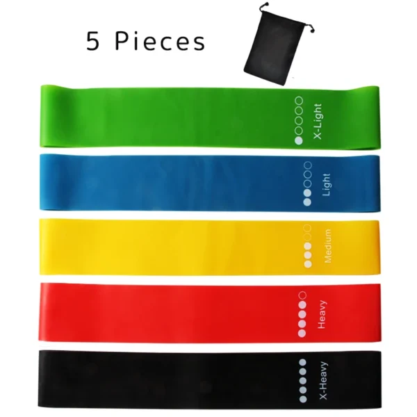 Elásticos para Exercícios Workout 5 pcs - Imagem 4