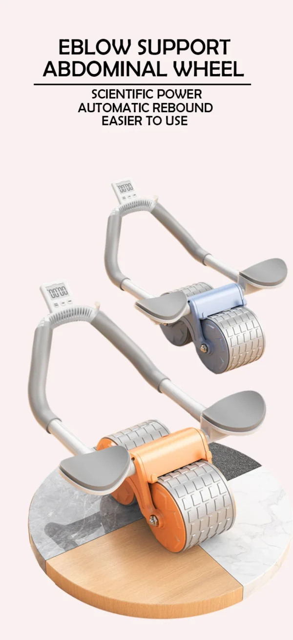 Roda Abdominal com Display Contador Automático, com suporte de cotovelo - Image 17