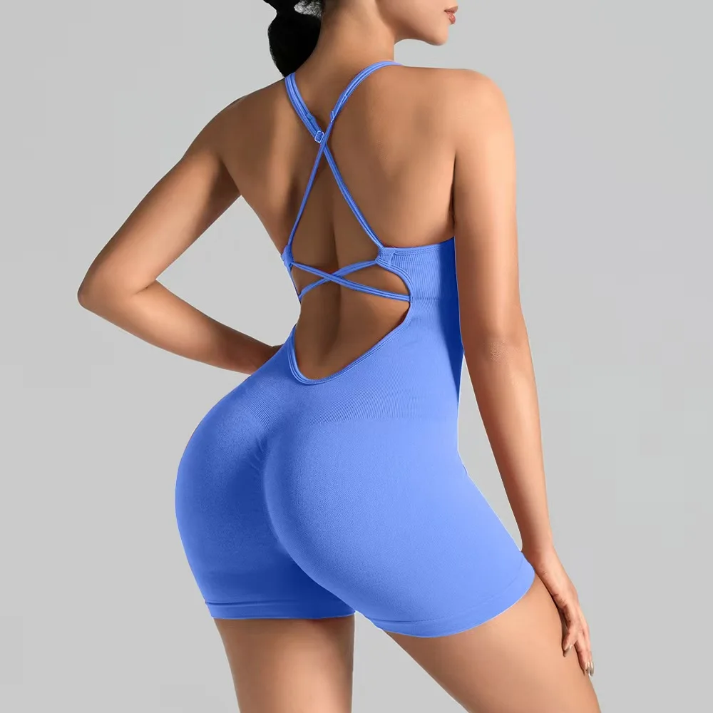 Macacão Yoga Pro: Efeito Modelador Sem Costura – Performance e Conforto Premium - Imagem 10