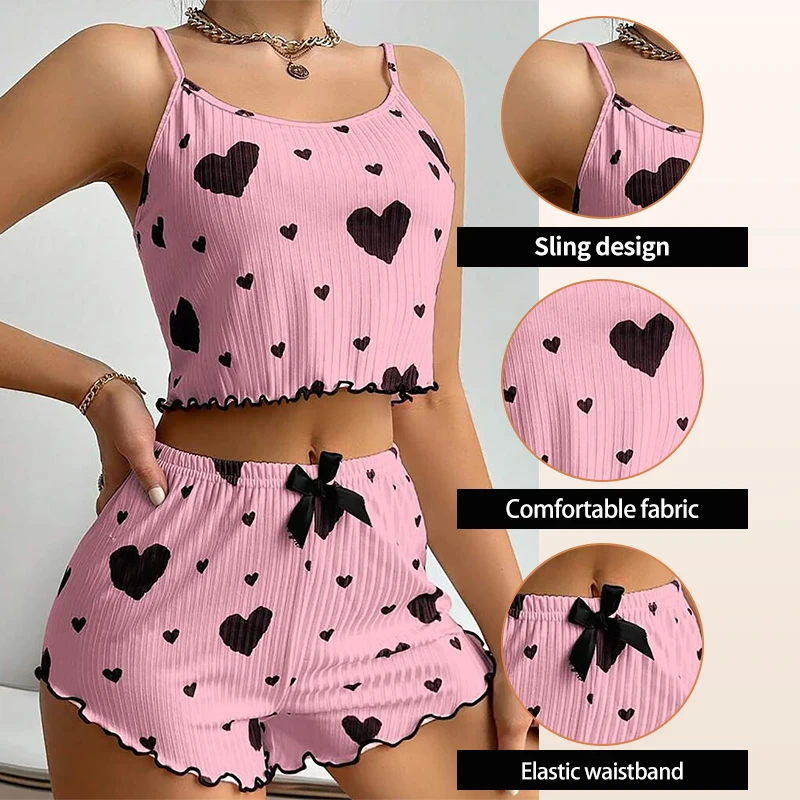 Conjunto de pijama 2 peças feito com tecido suave, ajuste e estilo com muito conforto. - Imagem 3