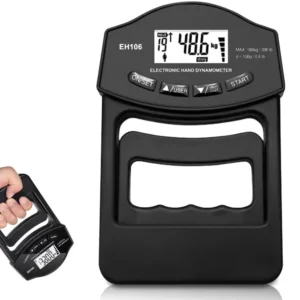 396lbs/180kg dinamômetro digital de mão testador de força de aperto com tela lcd