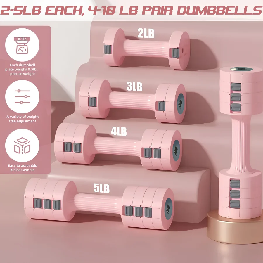 Halter Ajustável 5KG para treinos em Casa