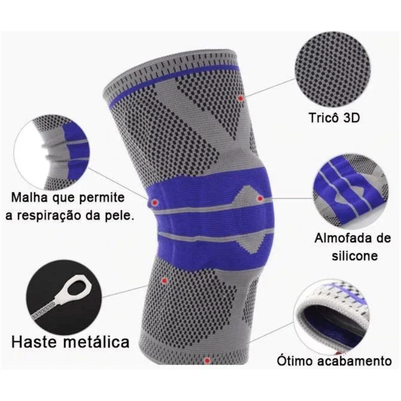 Joelheira esportiva 3D Ortopedica - Imagem 2