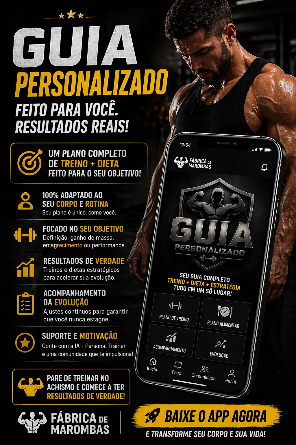 Planilha de treinos personalizados - Um aplicativo pensado para quem quer levar os treinos a sério e buscar sua evolução física. - Imagem 2