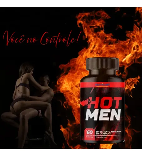 HOT MEN CAPS -Mais confiança, vitalidade e disposição para o homem que quer aproveitar cada momento.