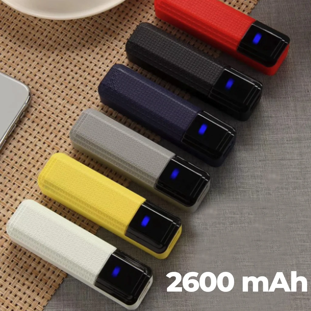 Power Bank Portátil 2600mAh, Banco de Energia Compacto - Imagem 2