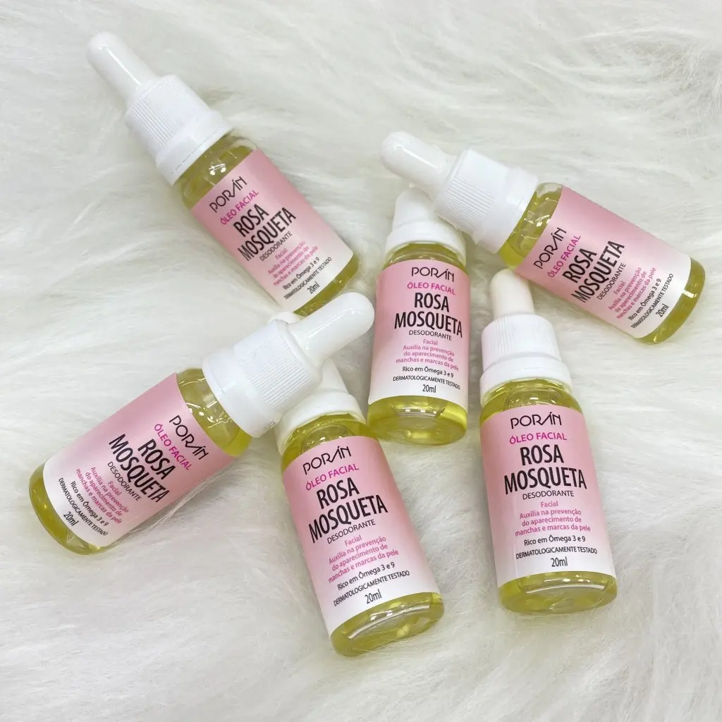 Óleo Facial Rosa Mosqueta Vegano Porán 20ml - Imagem 3