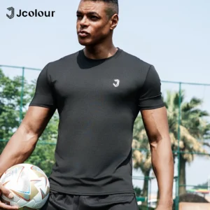 Camiseta elástica respirável
