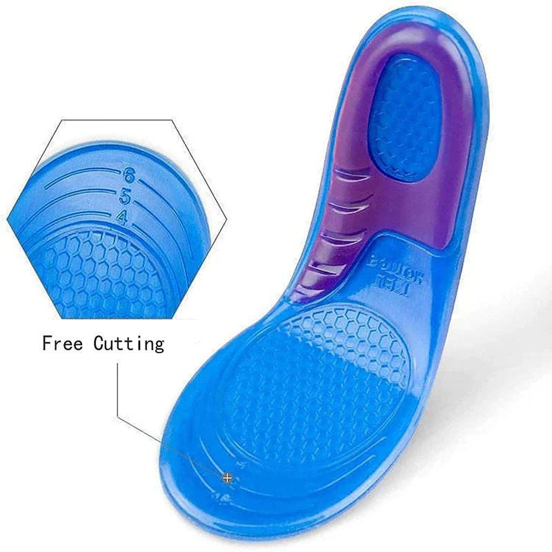Par Palmilha Ortopédica Gel de Silicone Anti Impacto - Imagem 2