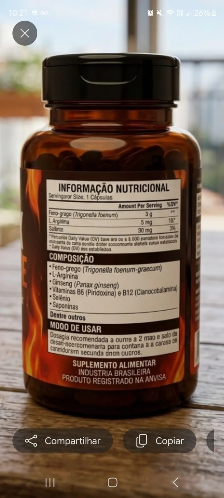 Fênix Ardente-kit 6 meses / Estimula a testosterona, ajudando em disfunções e saúde da próstata - Imagem 4