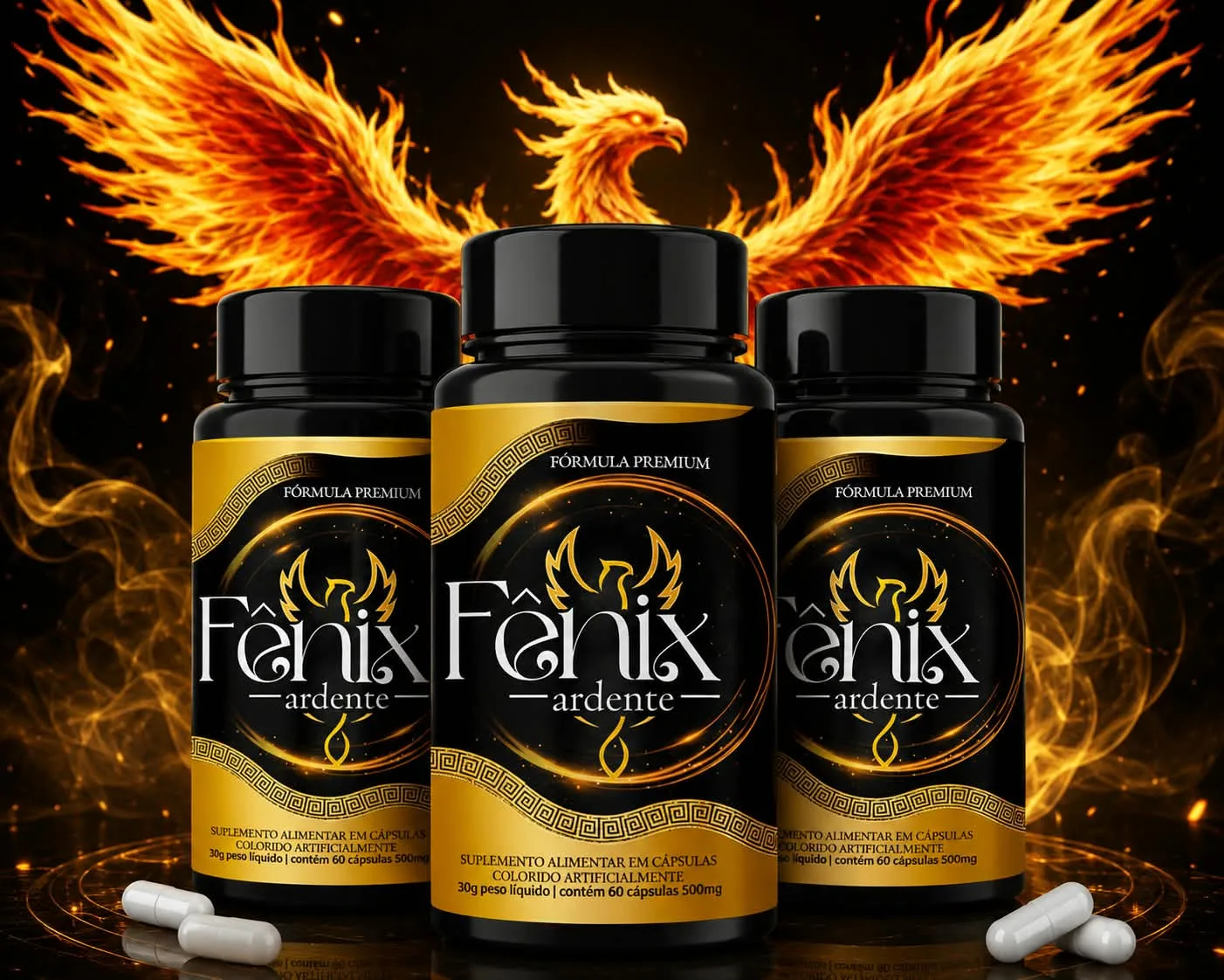 Fênix Ardente-kit 6 meses / Estimula a testosterona, ajudando em disfunções e saúde da próstata - Imagem 3